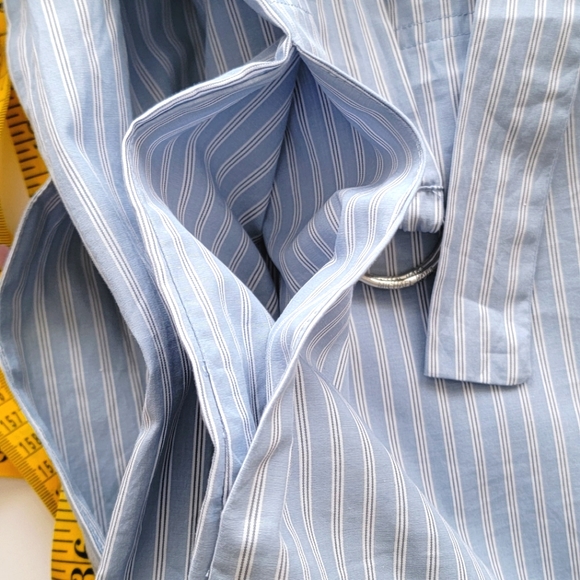 Michael Kors Belted Poplin Button-up Shirt Dress - Picture 10 of 12